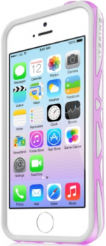 Чехол для iPhone 5/5S ITSKINS Venum Reloaded White Pink Чехол для iPhone 5/5S ITSKINS Venum Reloaded White Pink